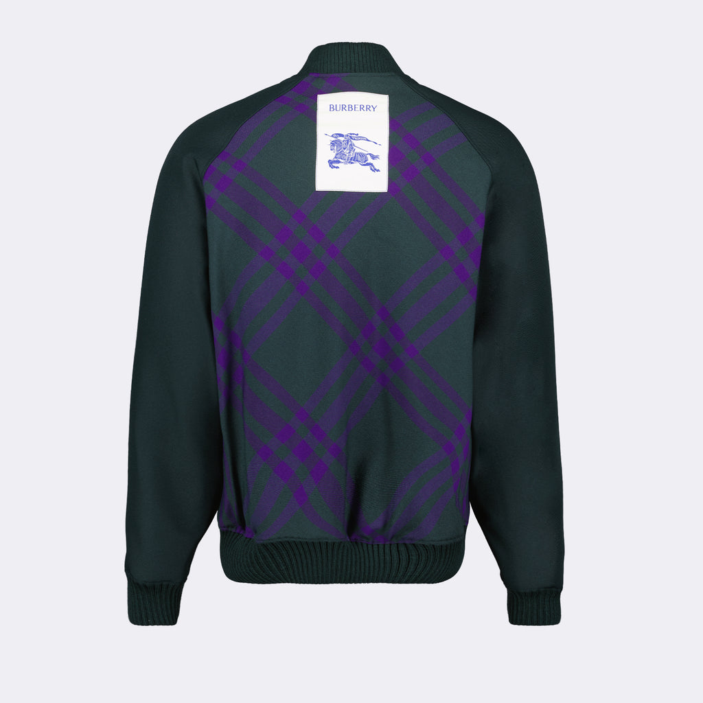 Jackets Reversible Check bomber jacket Burberry Green Homme