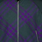 Jackets Reversible Check bomber jacket Burberry Green Homme