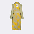 Cappotti Trench-coat réversible à carreaux Burberry Cachi Femme