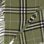 Vestes Poncho à carreaux Burberry Vert Unisexe
