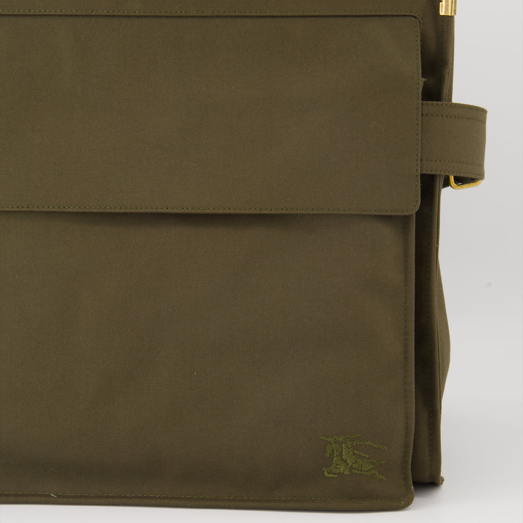 Tote bags Sac cabas Burberry Grün Homme
