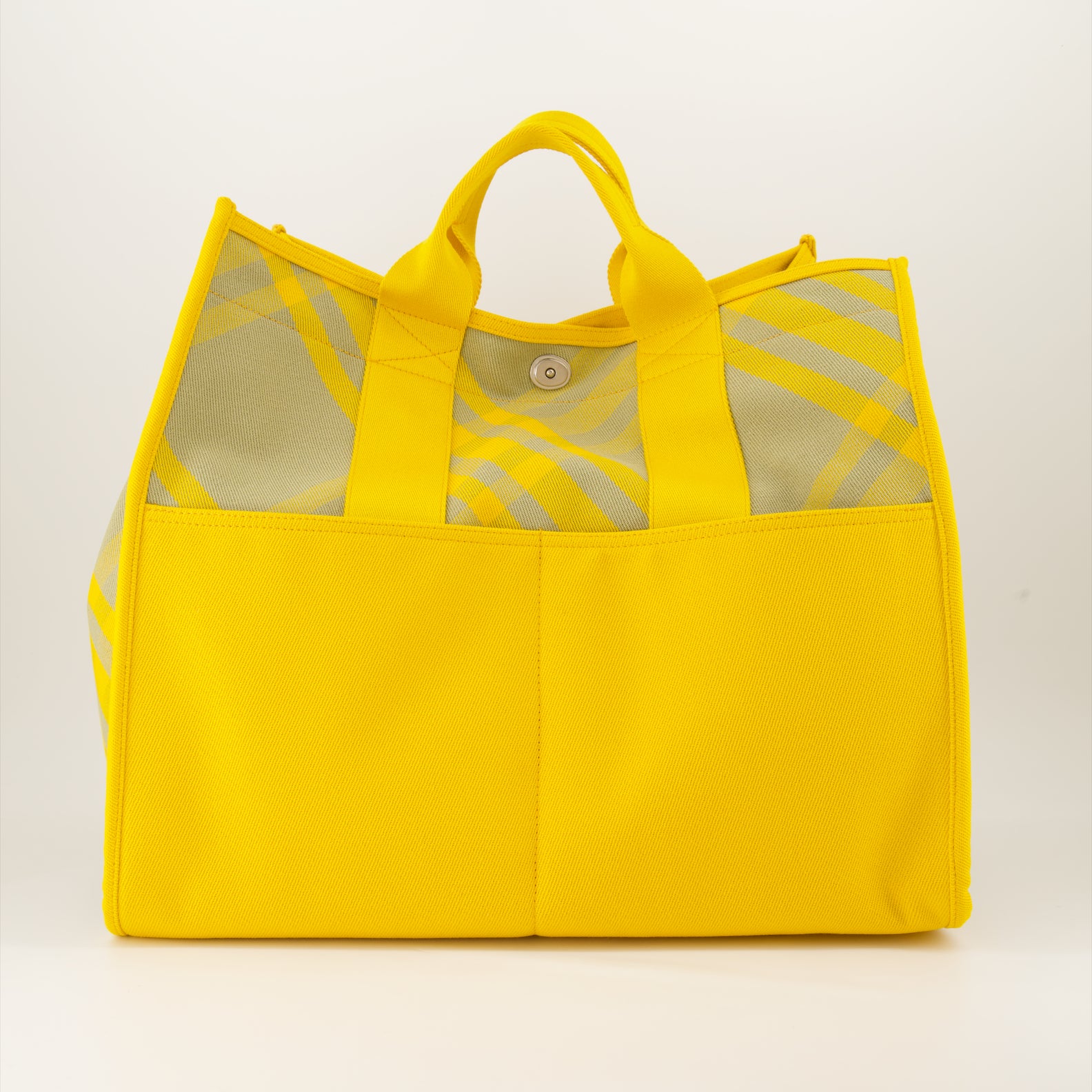 Sac cabas à carreaux