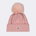 Hats, caps and beanies Pom-pom hat Moncler Pink Women