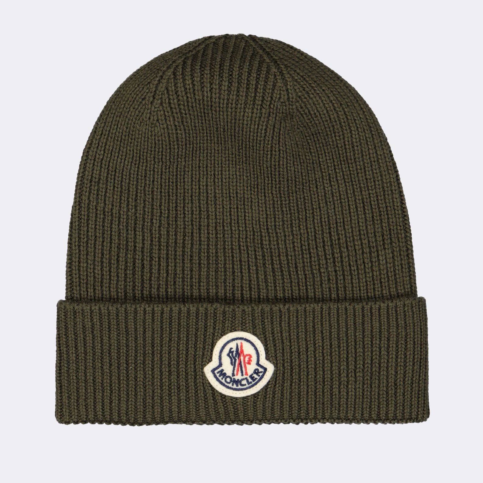 Hats, caps and beanies Logo beanie Moncler Khaki Man