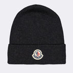 Hats, caps and beanies Logo beanie Moncler Gray Man