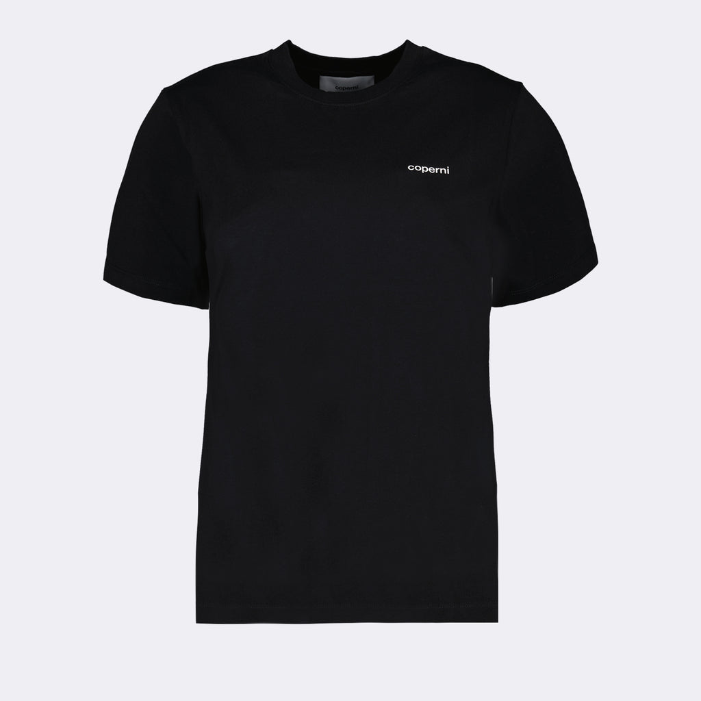T-shirt T-shirt con logo Coperni Nero Femme