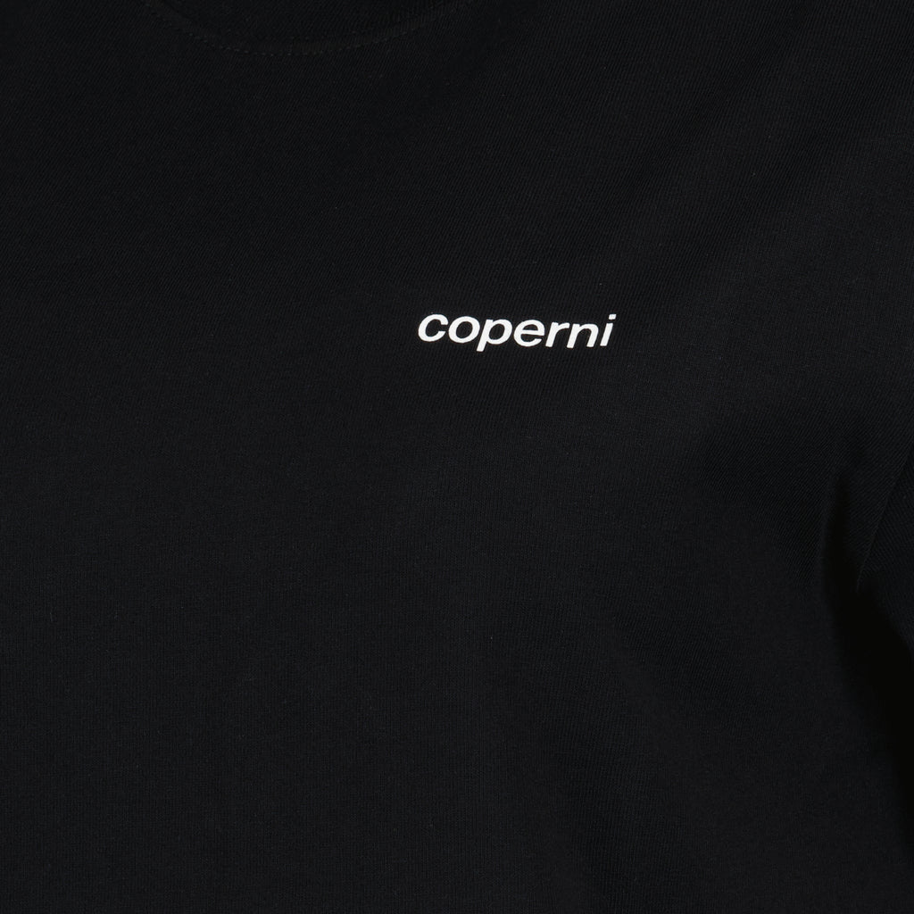 T-shirt T-shirt con logo Coperni Nero Femme