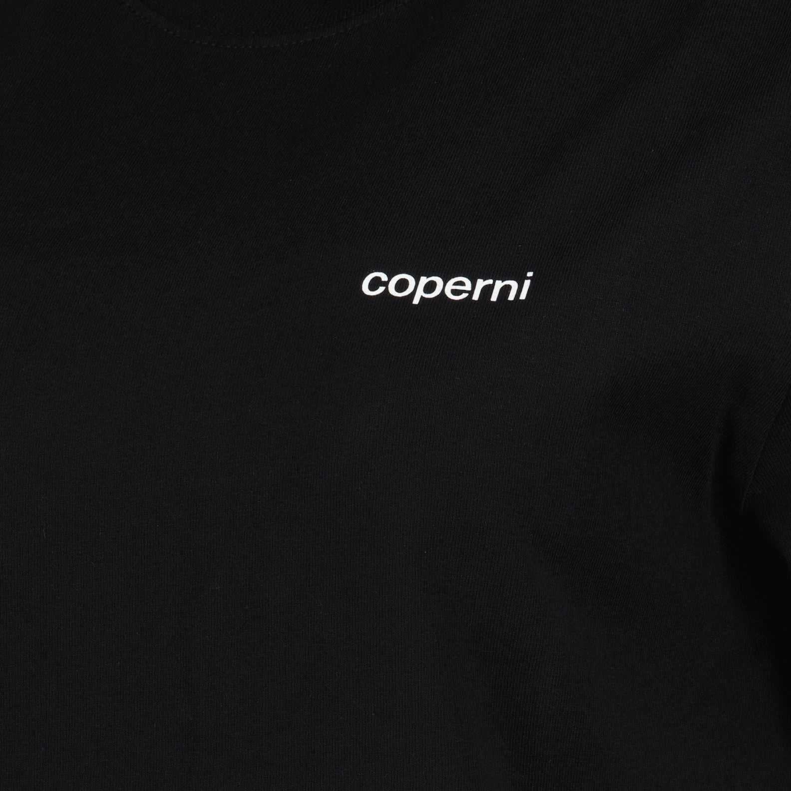 T-shirt T-shirt con logo Coperni Nero Femme