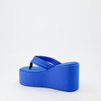 Compensées et plateformes Tongs à plateforme Coperni Bleu Femme