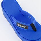 Compensées et plateformes Tongs à plateforme Coperni Bleu Femme
