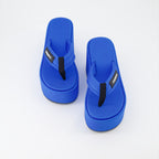 Compensées et plateformes Tongs à plateforme Coperni Bleu Femme