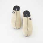 Zapatos de plataforma Mules en daim Coperni Beige Femme