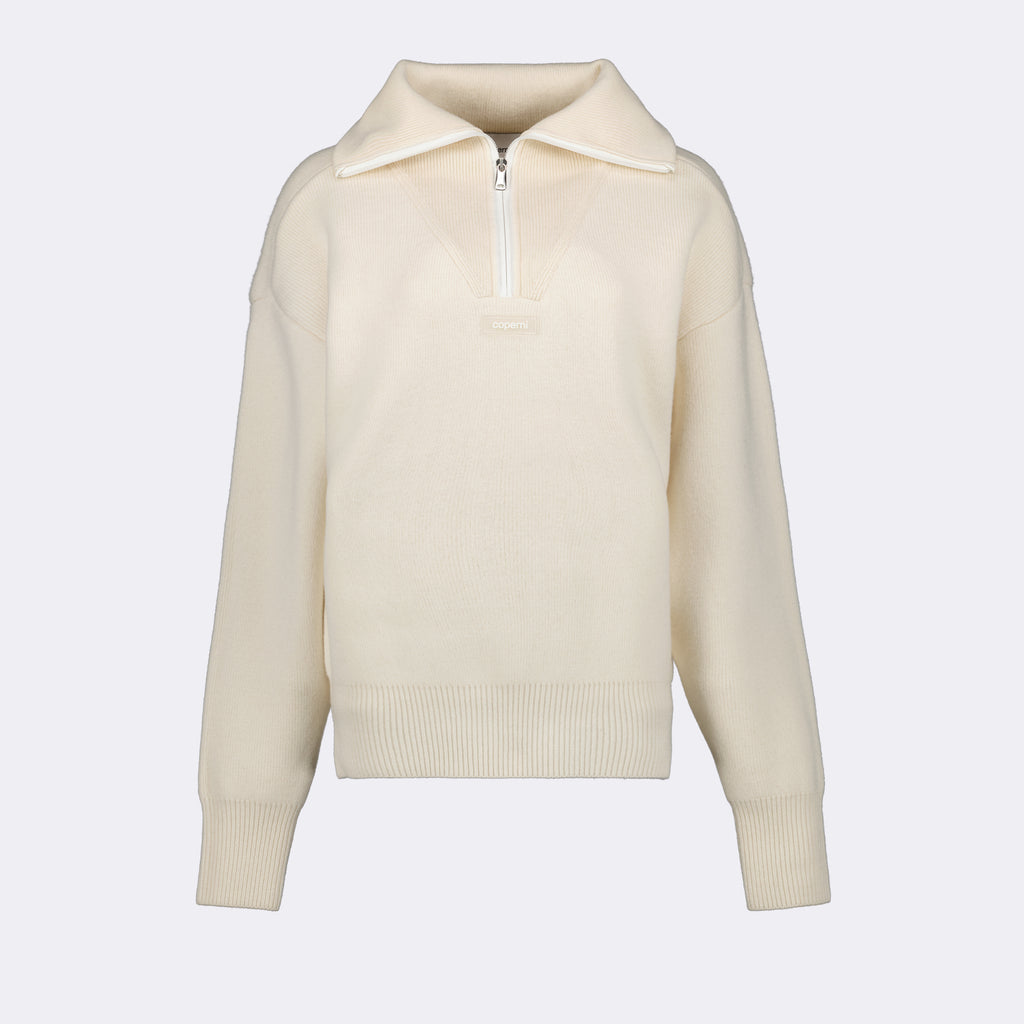 ニットウェア ジップネックセーター Coperni ベージュ 男