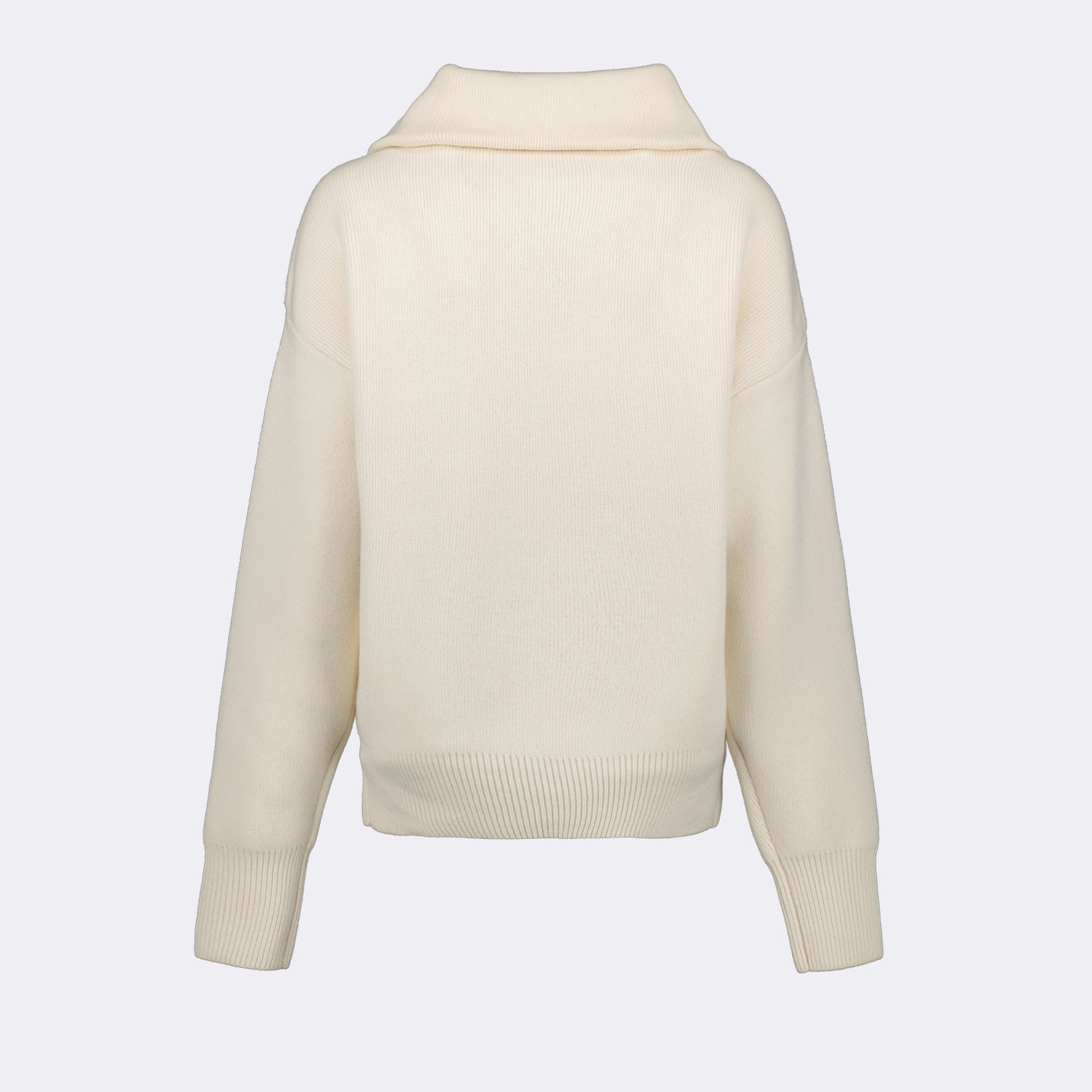 Maille Pull à col zippé Coperni Beige Homme