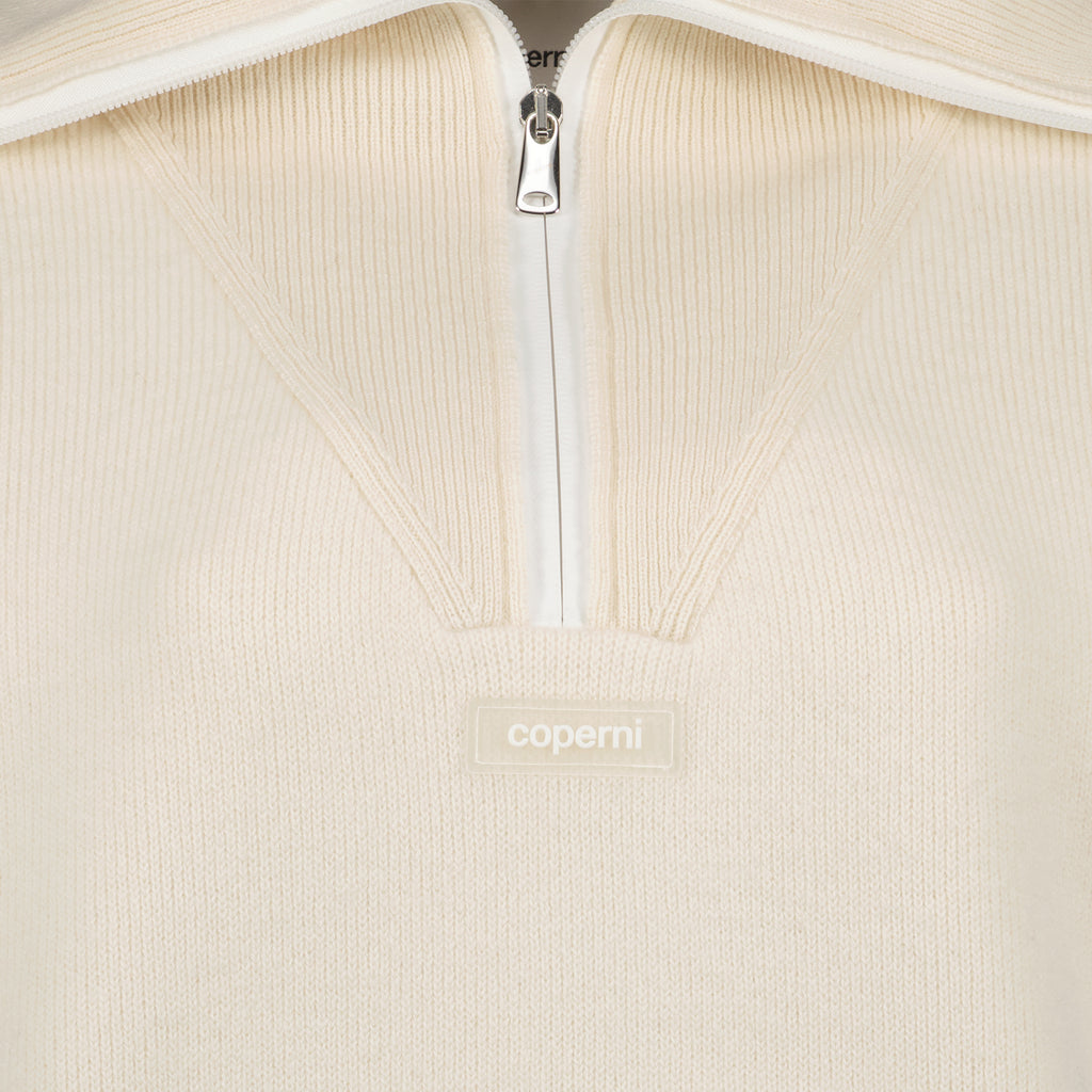 ニットウェア ジップネックセーター Coperni ベージュ 男