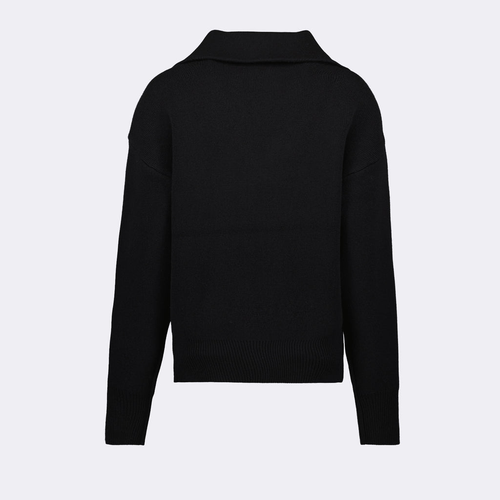Knitwear Zip-neck sweater Coperni Black Man