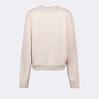 Maille Pull à logo Coperni Beige Femme