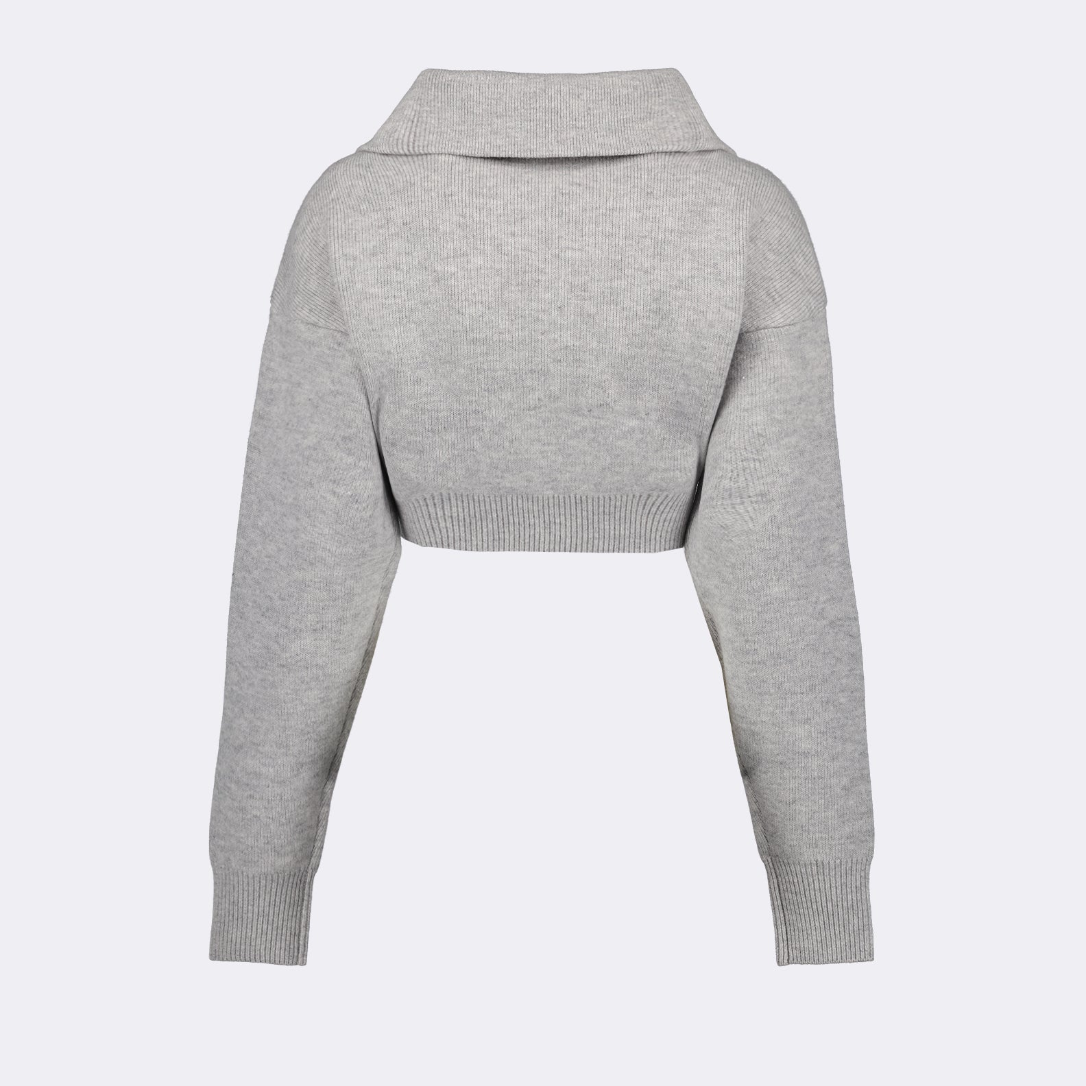 Maglieria Pull crop à logo Coperni Grigio Femme
