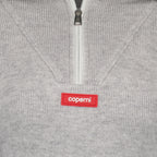 Maglieria Pull crop à logo Coperni Grigio Femme
