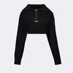 Maglieria Pull crop à logo Coperni Nero Femme
