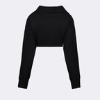 Maglieria Pull crop à logo Coperni Nero Femme