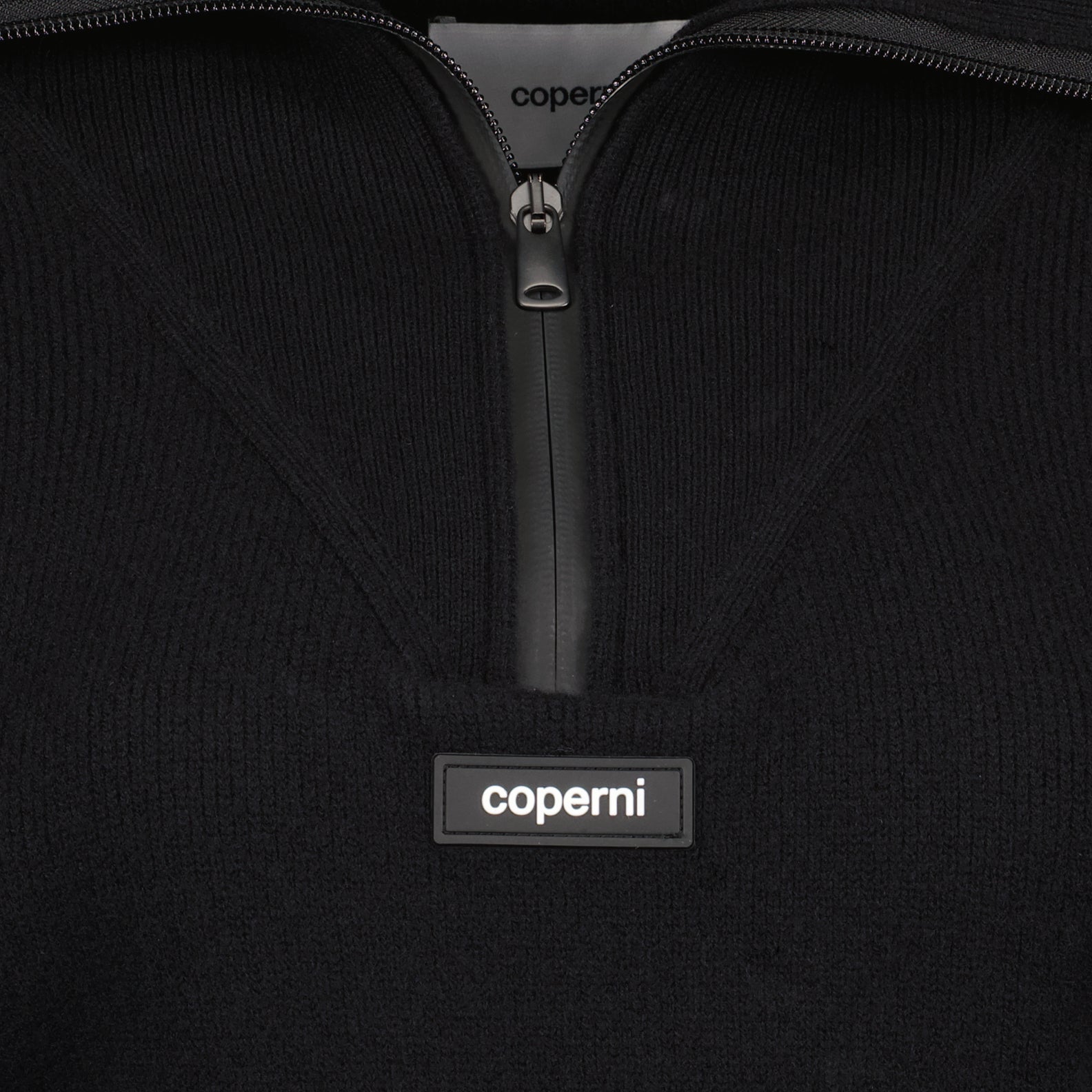 Maglieria Pull crop à logo Coperni Nero Femme