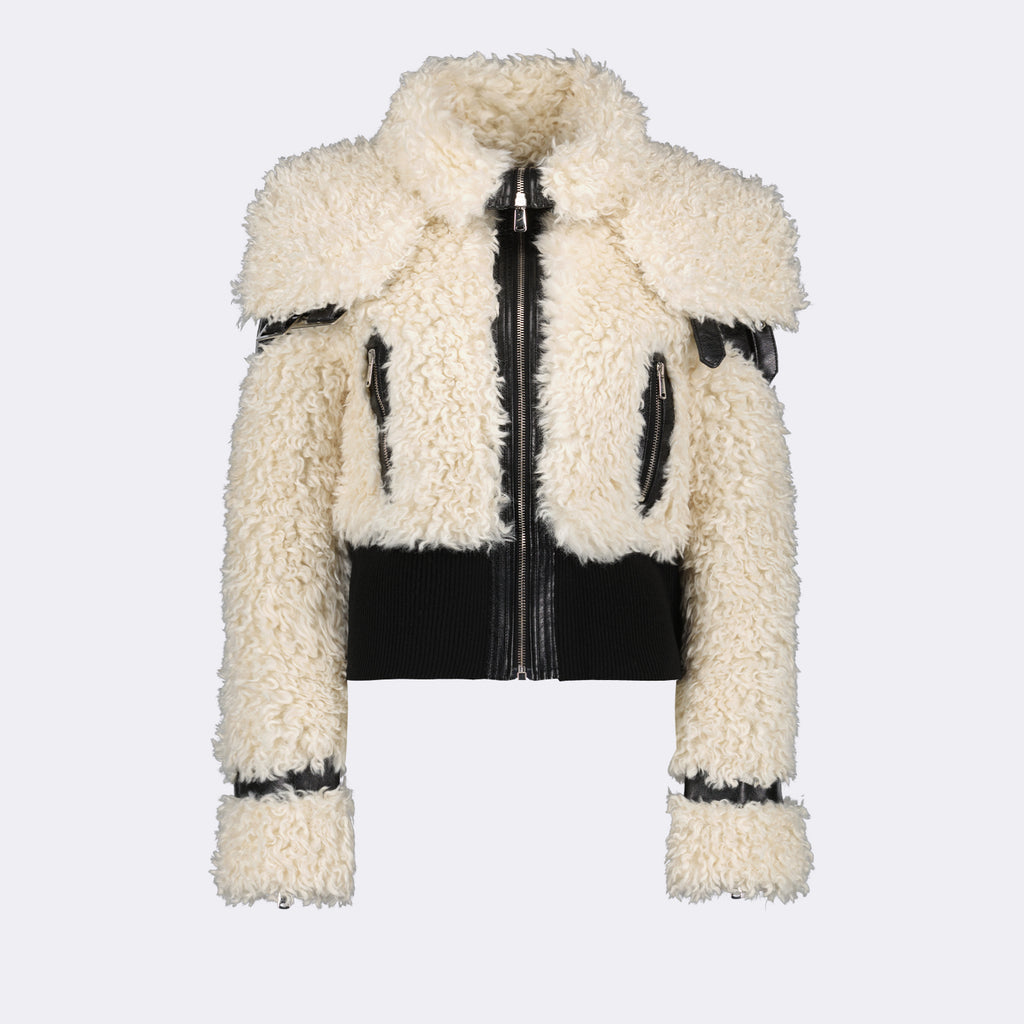 Jackets Faux fur Aviator bomber jacket Coperni White Femme