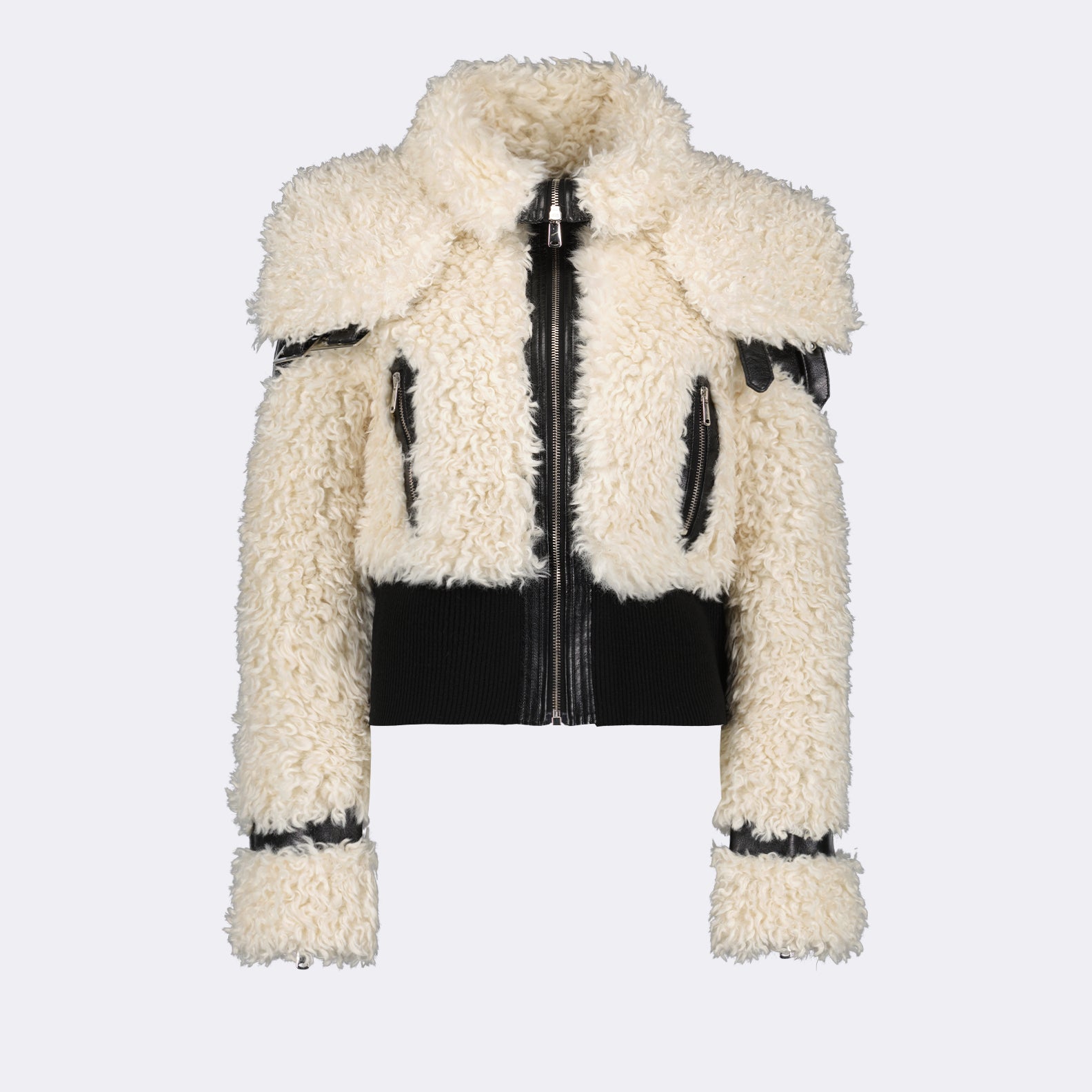 Jackets Faux fur Aviator bomber jacket Coperni White Femme