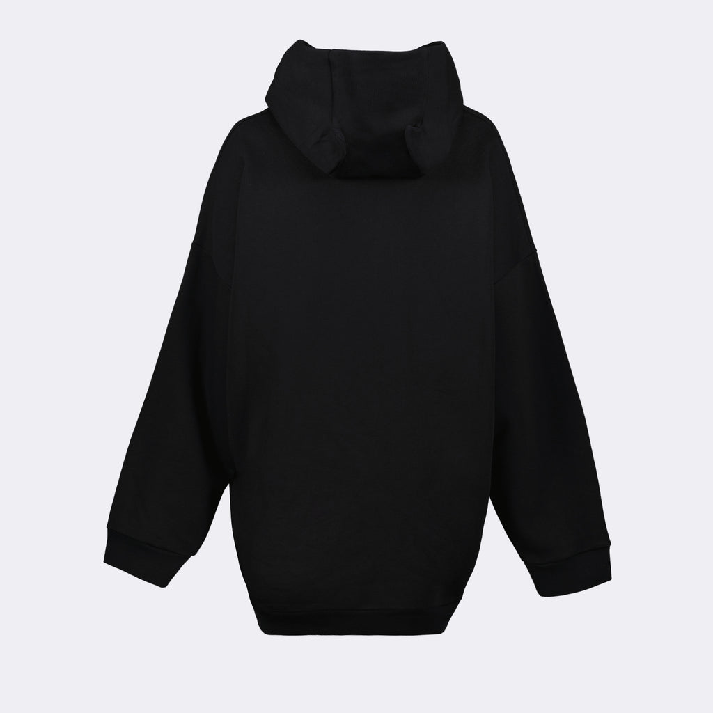 Robes Sweat à capuche à logo Coperni Noir Femme