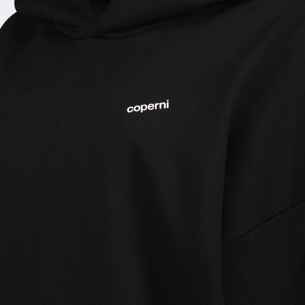 Robes Sweat à capuche à logo Coperni Noir Femme