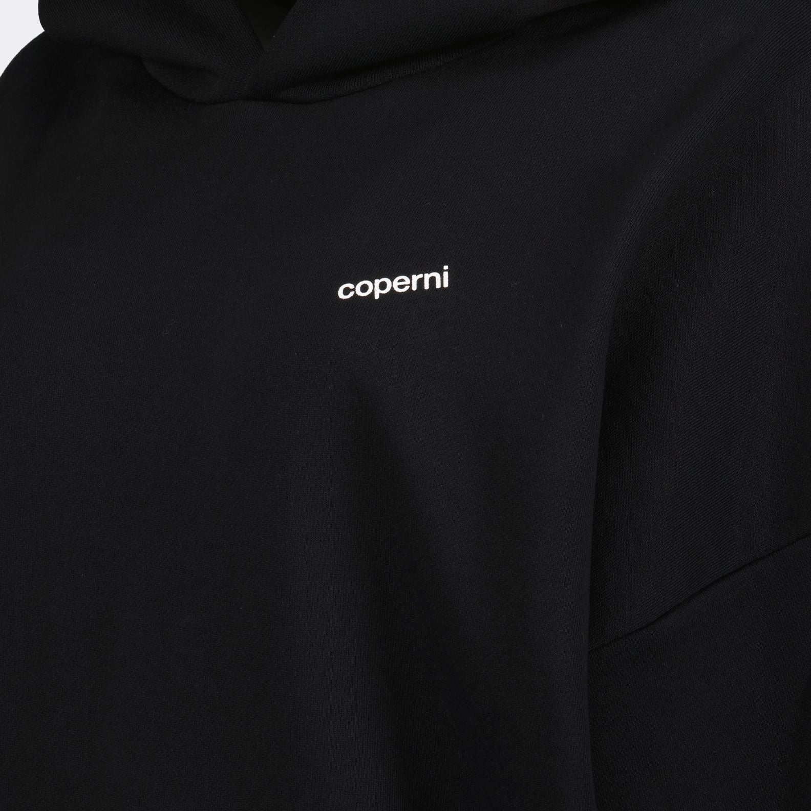 Robes Sweat à capuche à logo Coperni Noir Femme