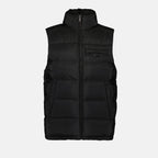Jaquetas Colete Matelassado Sem Mangas Prada Preto Homme