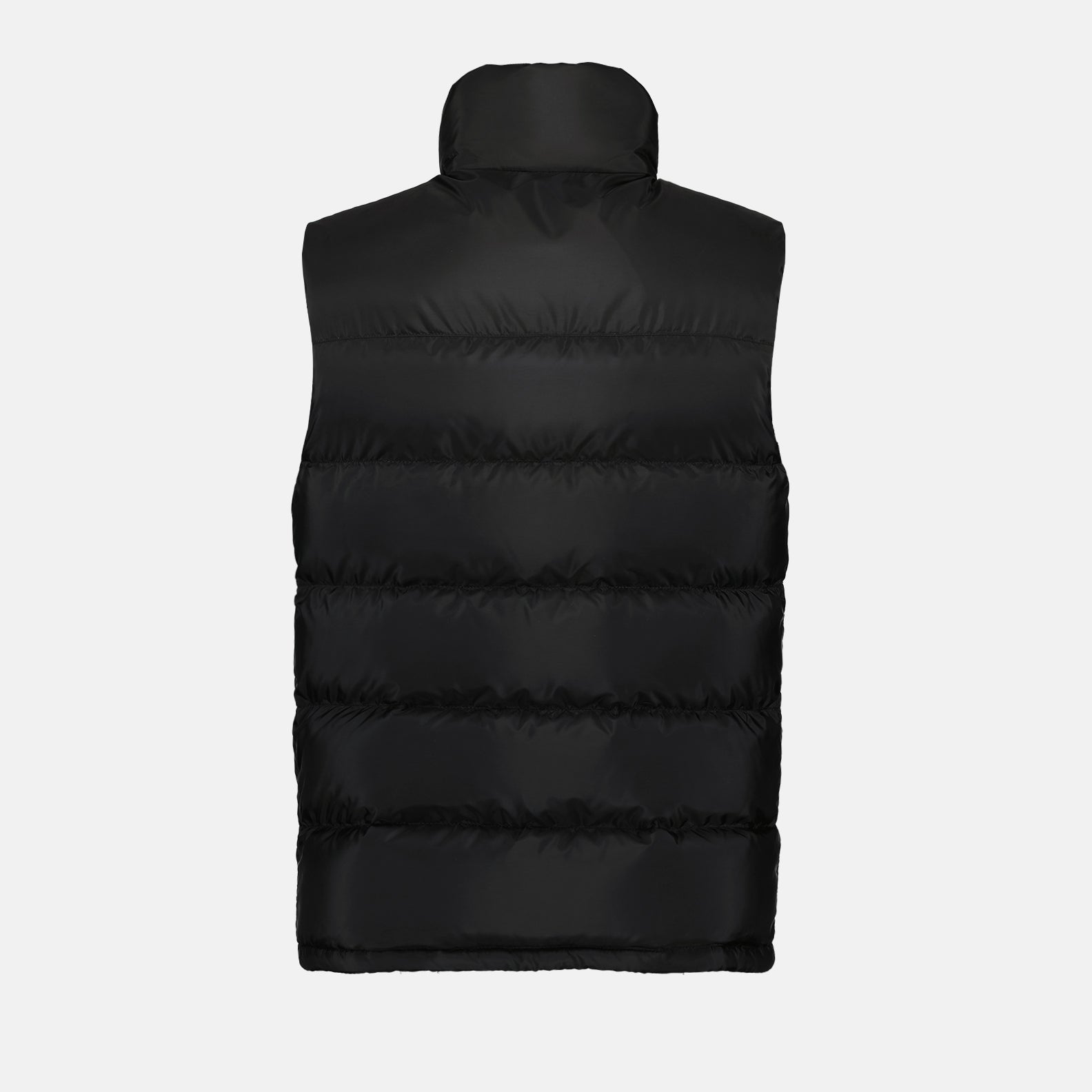 Jaquetas Colete Matelassado Sem Mangas Prada Preto Homme