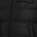 Jaquetas Colete Matelassado Sem Mangas Prada Preto Homme