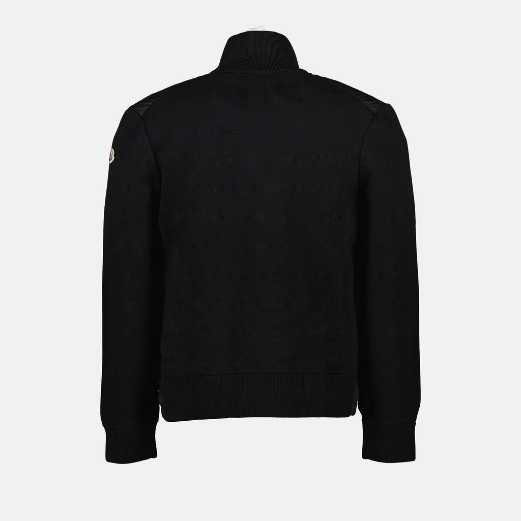 Jacken Veste bi-matière Moncler Schwarz Homme