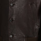 Abrigos Blouson en cuir Prada Marrón Homme