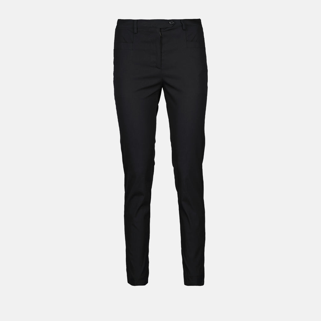 Pantalones Pantalon droit Linea Rossa Negro Femme