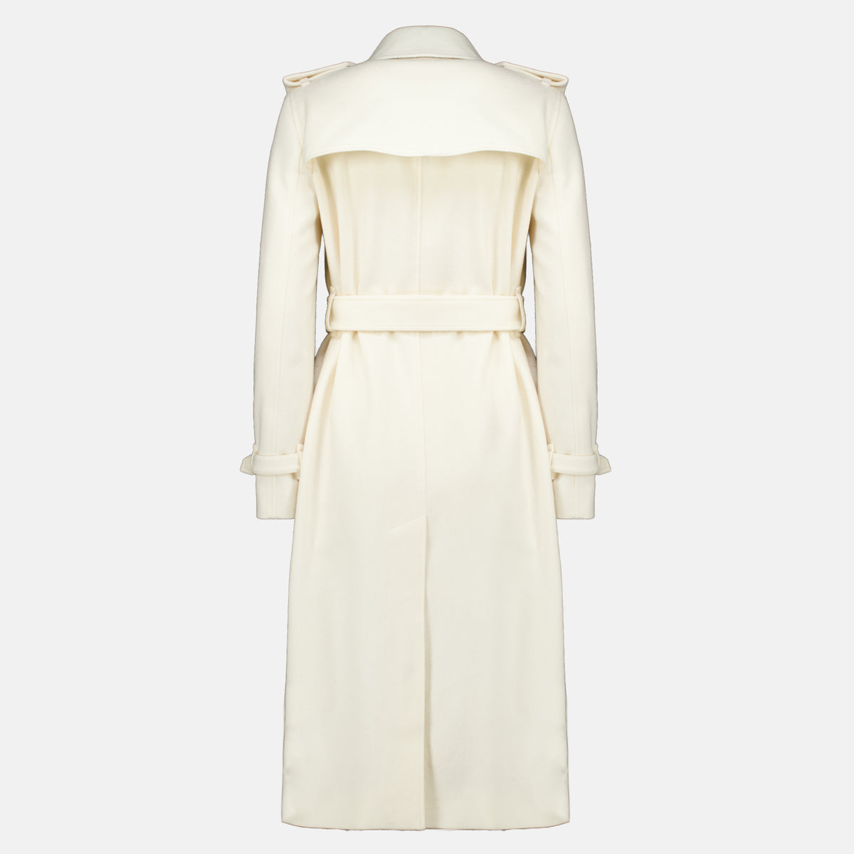 Manteaux Cappotto Trench Bianco Kensington Burberry Blanc Femme