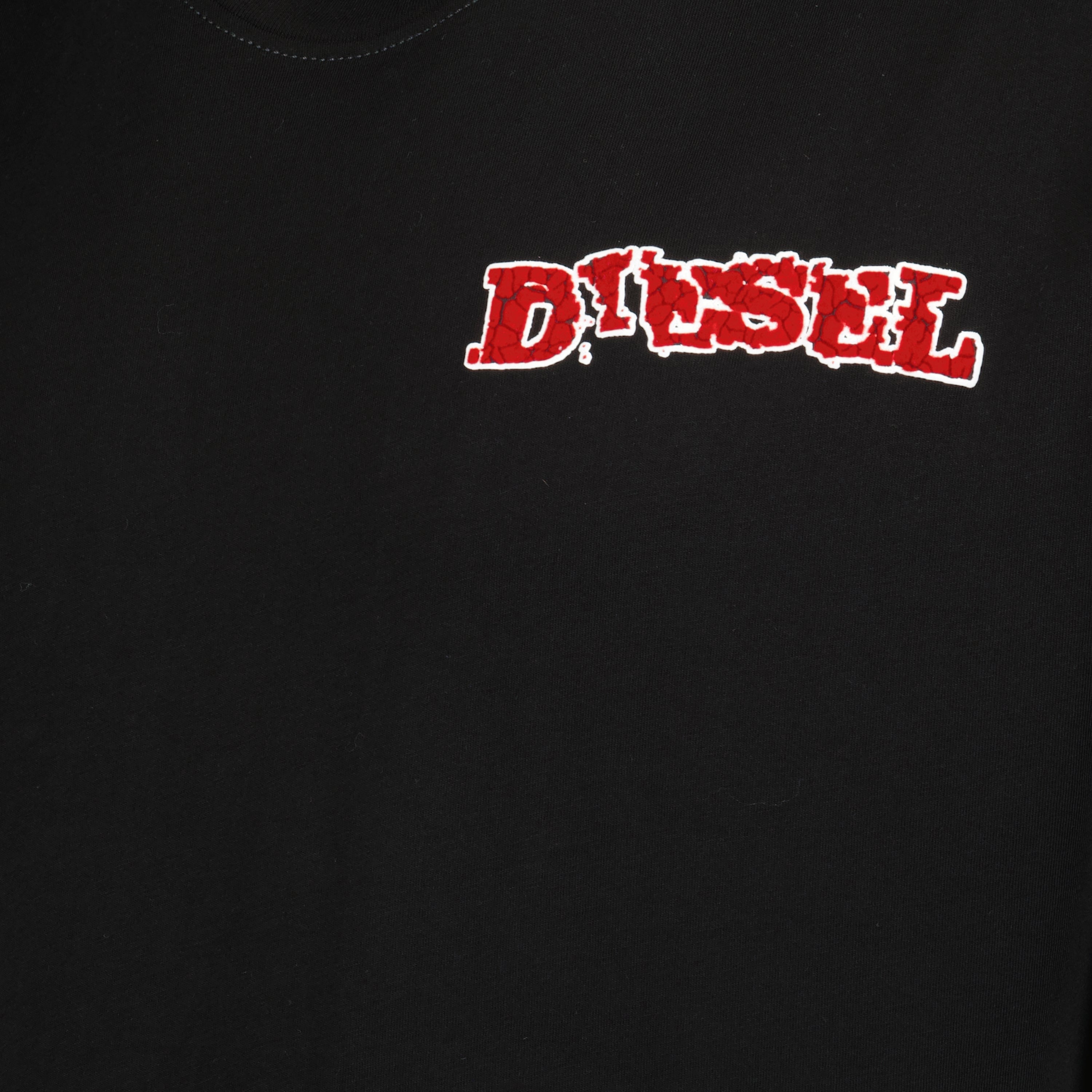 T-shirts T-shirt T-Boxt-R20 Diesel Noir Homme