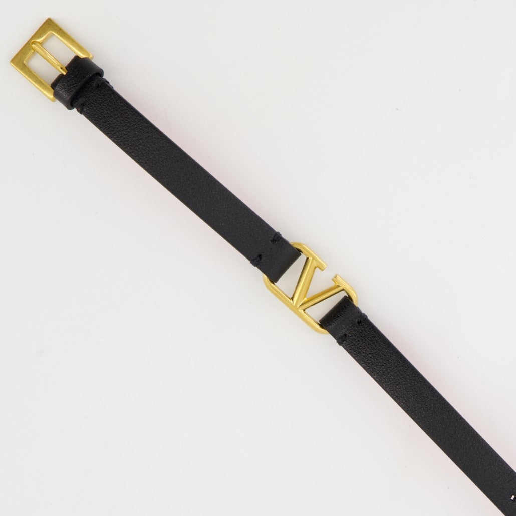 Bijoux Bracelet VLogo Signature Valentino Garavani Noir Femme