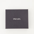 Image of the Prada leather card holder for women - Fall-Winter 2025 - Detailed View_3
