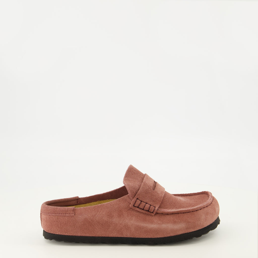 Chaussures ouvertes Mules Naples Wrapped rose Birkenstock Rose Unisexe