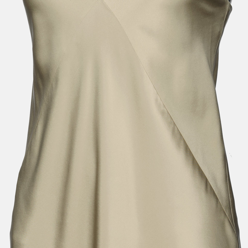 Immagine del top in raso di seta beige di Max Mara per Donna - Collezione Primavera-Estate 2026 - Vista Dettagliata_2