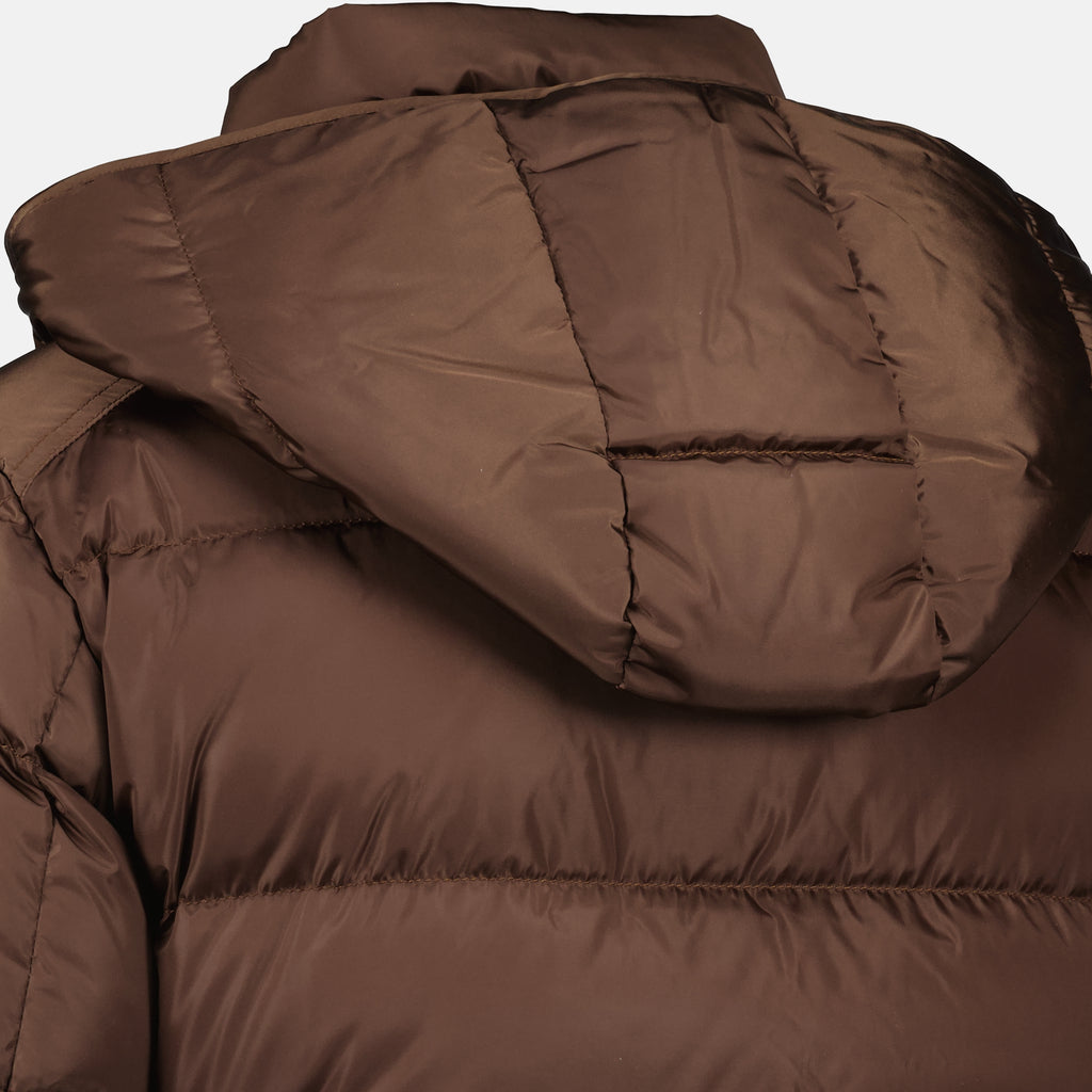 Manteaux Doudoune Maya marron Moncler Marron Homme