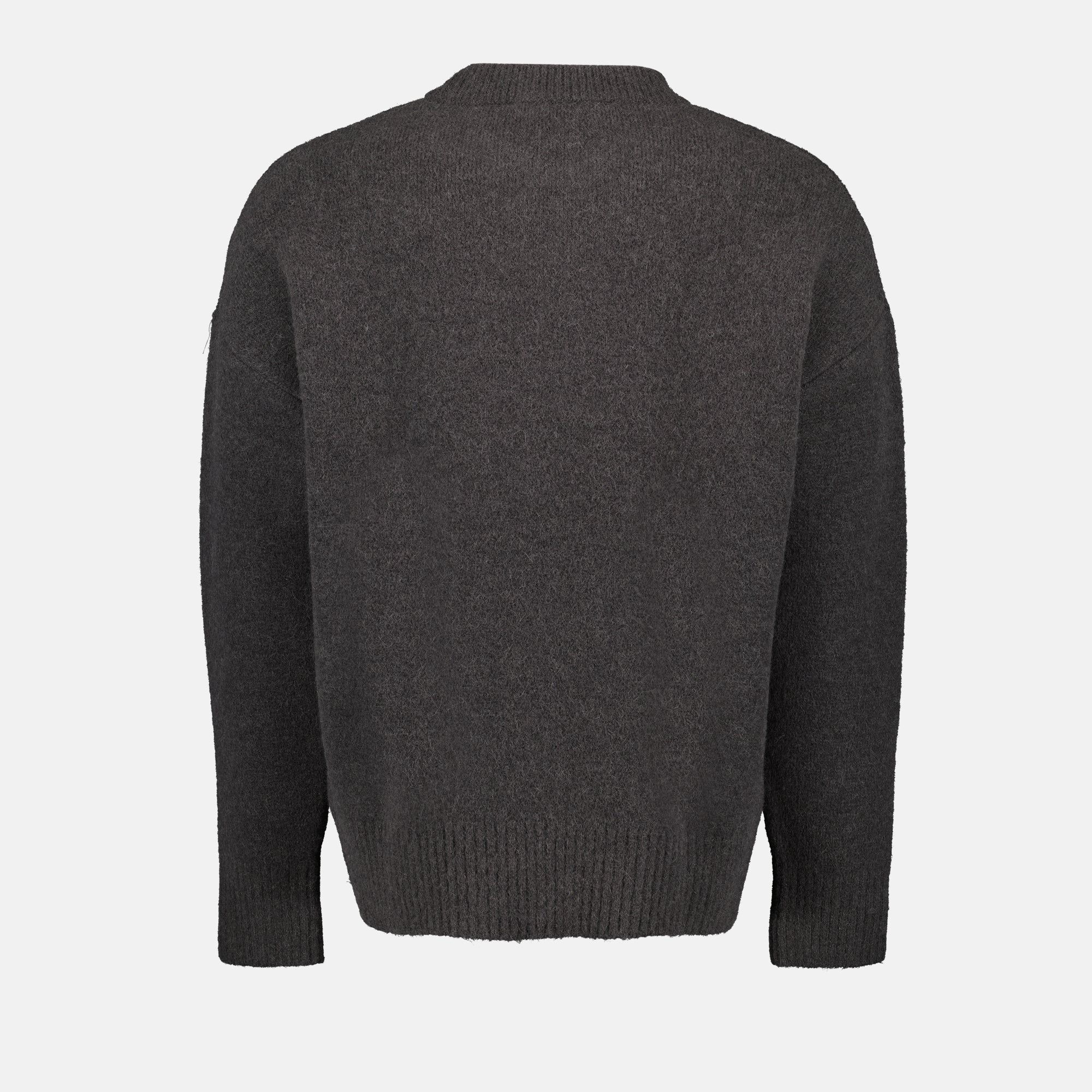 Maille Pull AMI de Coeur Ami PARIS Gris Unisexe