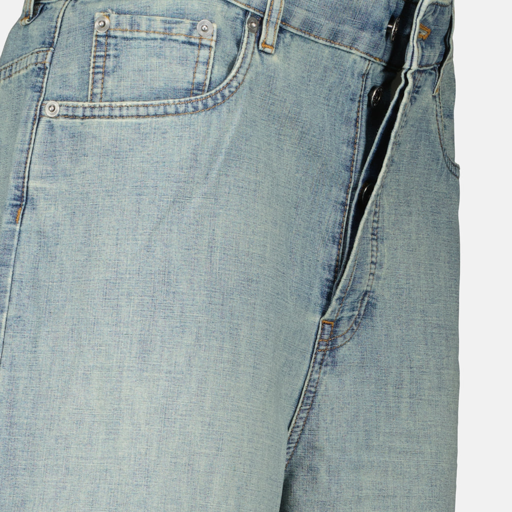 Image de l'article Jean en chambray bleu de la marque Miu Miu pour Femme - Saison Printemps-Été 2026 - Vue détaillée_2