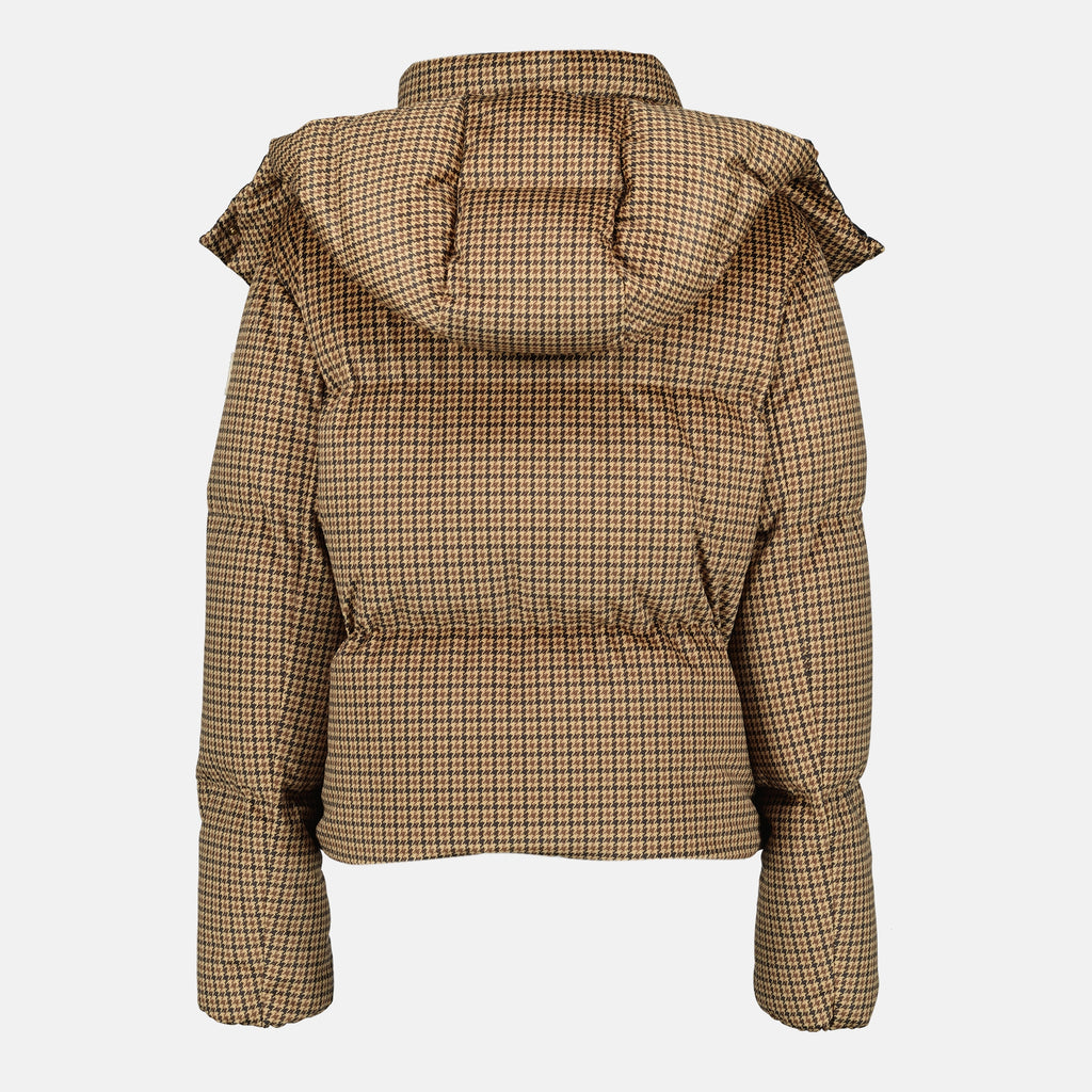 Image de l'article Doudoune Quierzy à carreaux de la marque Moncler pour Femme - Saison Automne-Hiver 2025 - Vue de Dos