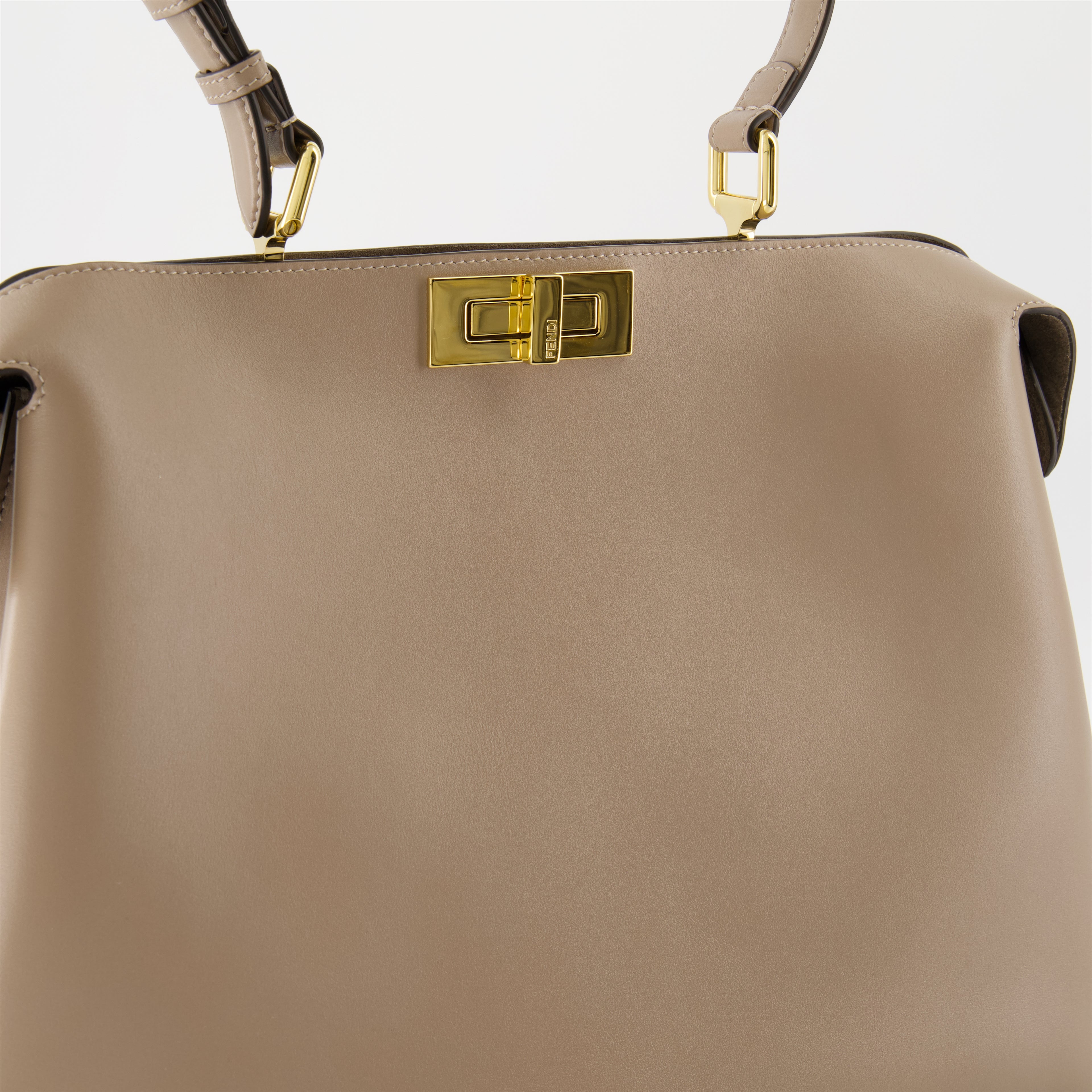 핸드백 및 숄더백 피카부 소프트 대형 가방 Fendi 베이지 Femme