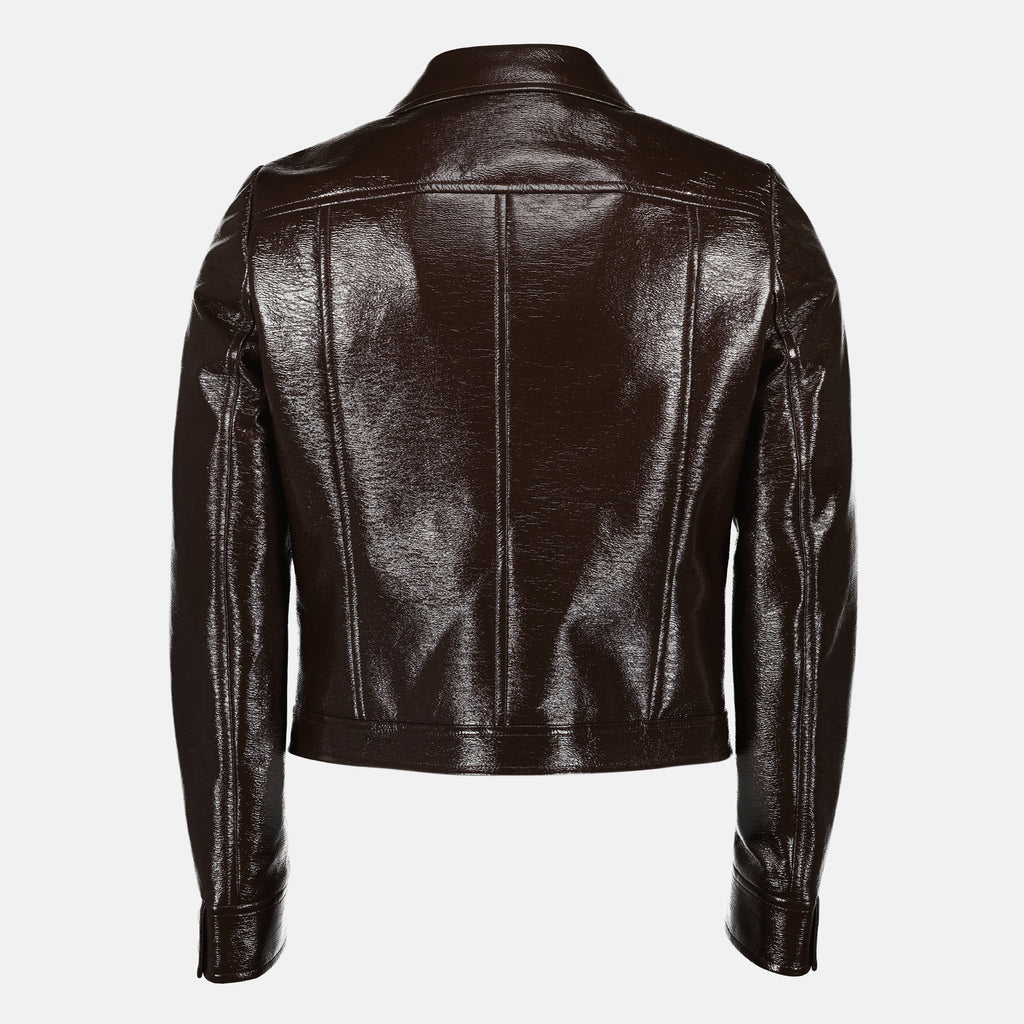 Vestes Chaqueta de Reedición de Vinilo Courrèges Marron Homme