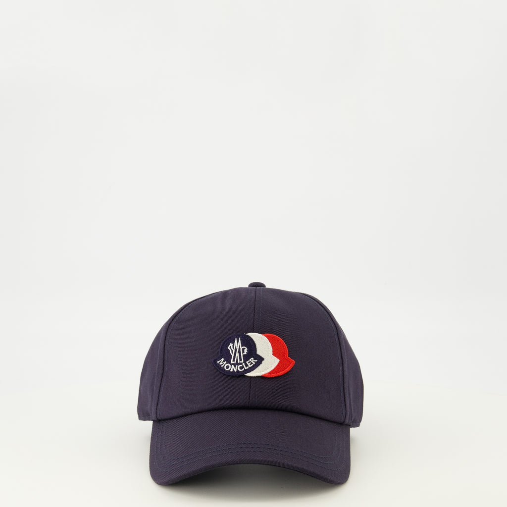 Immagine dell'articolo Cappellino con logo blu navy del marchio Moncler per Uomo - Stagione Primavera-Estate 2026 - Vista Frontal